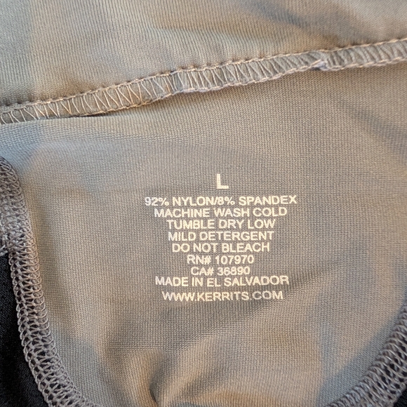Kerrits Gray and Black Breath Tech Top - Picture 4 of 4